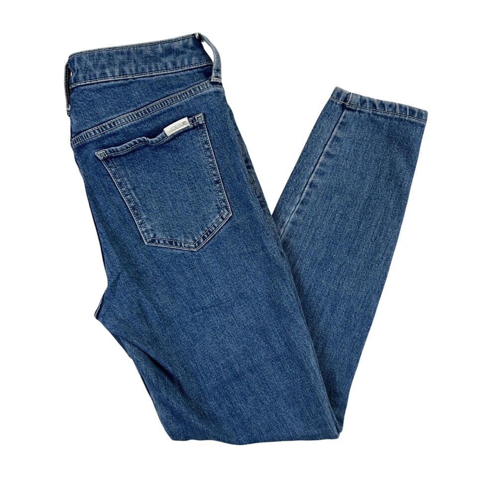 Joes Jeans Womens 25 Blue The Charlie High Rise Skinny Crop Denim Stretch
